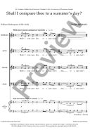Shall I compare thee to a summer's day?: SATB double choir unaccompanied: (OUP) additional images 1 2