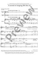 A Sound Of Singing Fills The Air: SATB & Organ (OUP) additional images 1 2