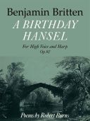 A Birthday Hansel: High Voice & Harp OP.92 (Faber) additional images 1 1