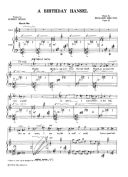 A Birthday Hansel: High Voice & Harp OP.92 (Faber) additional images 1 2