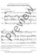 Christ The Lord Is Risen Today: Vocal Satb  (OUP) additional images 1 2