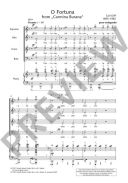 O Fortuna: No 1 Of Carmina Burana Vocal Satb (Schott) additional images 1 2
