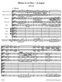 Mass A Major BWV 234 