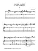 English Dances: Clarinet & Piano (Lengnick) additional images 1 2