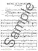 Theme Et Variations: Violin & Piano (Leduc) additional images 1 3