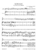 2 Romances G Major And F Major Op 40 & Op50: Violin & Piano (Peters) additional images 1 2