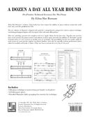 A Dozen A Day Book All Year Round: Piano Studies (burnam) additional images 1 2