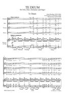 Te Deum: Wab45: Satb: Vocal Score (Peters) additional images 1 2
