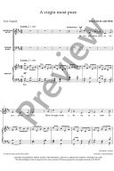 A Virgin Most Pure: Vocal Score: SATB & Organ (OUP) additional images 1 2