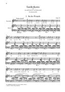 Liederkreis: Op.39: Song Cycle: High Voice And Piano  (Henle) additional images 1 2