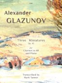 Three Miniatures Op.42 For Clarinet And Piano additional images 1 1