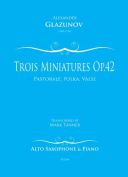 Trois Miniatures Op.42/1 For Alto Saxophone And Piano additional images 1 1