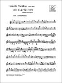 30 Caprices (30 Capricci): Clarinet Solo (Ricordi) additional images 1 2