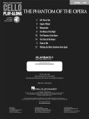 Cello Play-Along Volume 10: The Phantom Of The Opera additional images 1 2