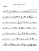 Song Without Words Op.109 For Violoncello And Pianoforte additional images 1 3