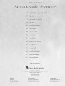 Ariana Grande: Sweetener Piano Vocal & Guitar additional images 1 2