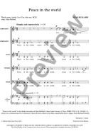 Peace In The World Vocal SSATB Unaccompanied (OUP) additional images 1 2