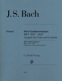 3 Sonatas  Bwv 1027-1029: Viola Da Gamba & Harpsichord (Henle HN684) additional images 1 1