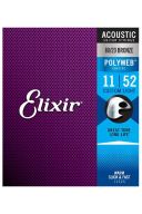 Elixir Acoustic Guitar Polyweb Custom Light 11-52 additional images 1 1