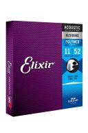 Elixir Acoustic Guitar Polyweb Custom Light 11-52 additional images 1 2