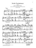 Six Variations In F Major: Op.34: Piano Solo (Henle) additional images 1 2