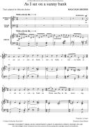 As I sat on a sunny bank: SATB and organ(OUP) additional images 1 2