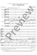 As a shepherd: SATB & organ/horns, harp, strings: Vocal score (OUP) additional images 1 2