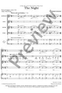 The Night: SATB : Vocal score (OUP) additional images 1 2