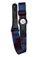 TGI Guitar Strap - Tribal Mask Blue additional images 1 1