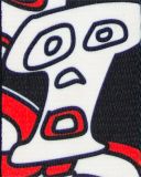 TGI Guitar Strap - Red Skeleton additional images 1 2