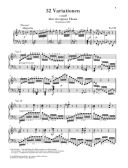 Variations 32 In C Minor WoO80: Piano (Henle) additional images 1 2
