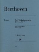 3 Variation Works WoO64 70 77: Piano (Henle HN1387) additional images 1 1