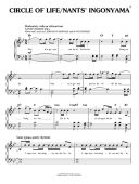The Lion King: Songs From The Motion Picture Soundtrack: Easy Piano additional images 2 1