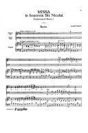 Mass In Honor Of Saint Nicholas, In G Major (Kalmus) additional images 1 2