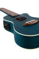 Flight DUC380 CEQ Electro Acoustic Gemstone Topaz Concert Ukulele additional images 2 2