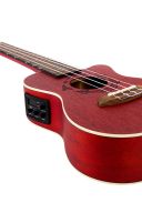 Flight DUC380 CEQ Electro Acoustic Gemstone Coral Concert Ukulele additional images 2 2