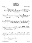 Prélude N° 4 - Extrait Des Cinq Préludes: Guitar Solo (Eschig) additional images 1 2