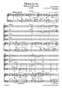 Mass In Ab Major D 678: Vocal Score (Barenreiter) additional images 1 2