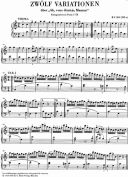 12 Variations: Ah, Vous Dirai-je, Maman (K265) Piano Solo (Henle) additional images 1 2