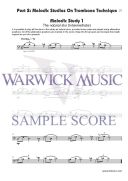 Melodic Studies On Trombone Technique - Tenor Trombone Bass Clef additional images 2 1