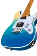 Flight Pathfinder Transparent Blue Electric Tenor Ukulele additional images 2 1