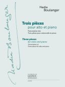 Three Pieces For Viola & Piano  (Leduc) additional images 1 1