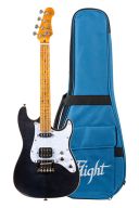 Flight Pathfinder Transparent Black Electric Tenor Ukulele additional images 1 1