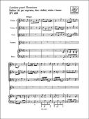 Laudate Pueri Dominum. Salmo 112 Rv 600: Score (Ricordi) additional images 1 2