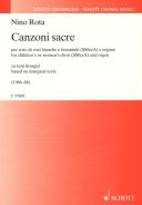 Canzoni Sacre For Children's Or Women's Choir (SMezA) And Organ (Schott) additional images 1 1