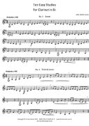 Ten Easy Studies For Clarinet (Forton) additional images 1 2