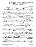 Chanson Et Passepied, Op.16 For Alto Saxophone & Piano (Leduc) additional images 1 2