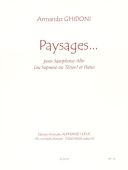 Paysages For Alto (or Soprano, Or Tenor) Saxophone And Piano (Leduc) additional images 1 1