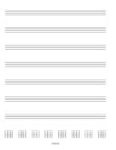 Hal Leonard Ukulele Tablature Manuscript Paper additional images 1 3