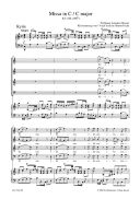 Mass C Major: Sparrow Mass: Kv220 Vocal Score (Barenreiter) additional images 1 2
